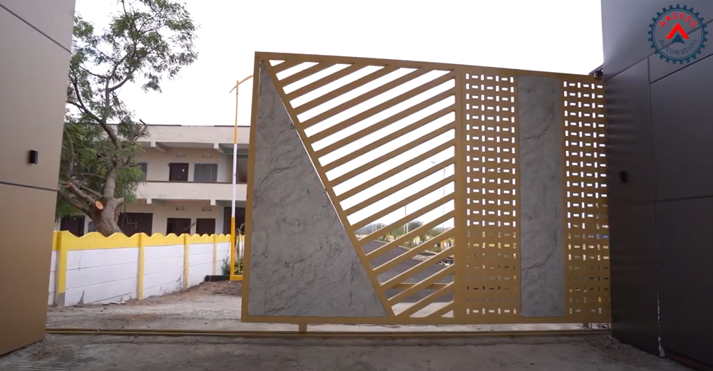 Projects kamareddy sliding gate 3